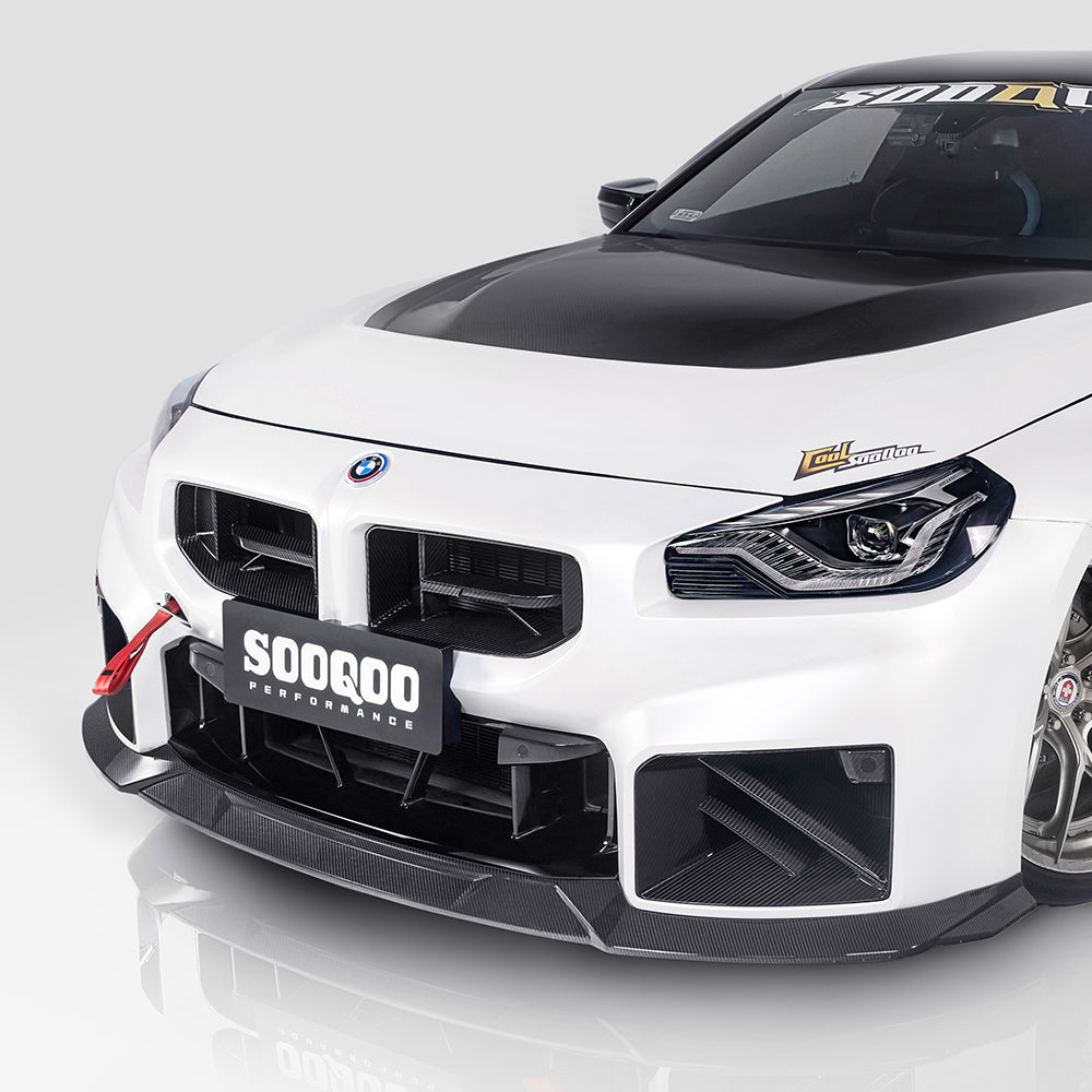 SOOQOO V3 Carbon Front Splitter voor BMW M2 G87