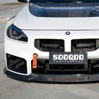 SOOQOO V3 Carbon Front Splitter voor BMW M2 G87