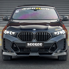 SOOQOO Carbon Front Splitter voor BMW X6 G06 (LCI)