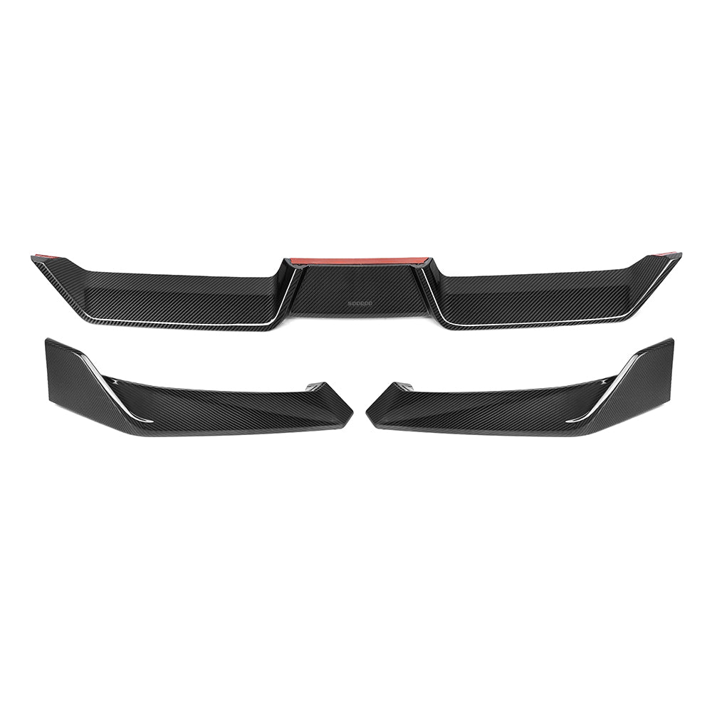 SOOQOO Carbon Front Splitter voor BMW X6 G06 (LCI)