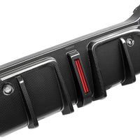 SOOQOO Carbon Diffuser voor BMW X6 G06 (met remlicht)