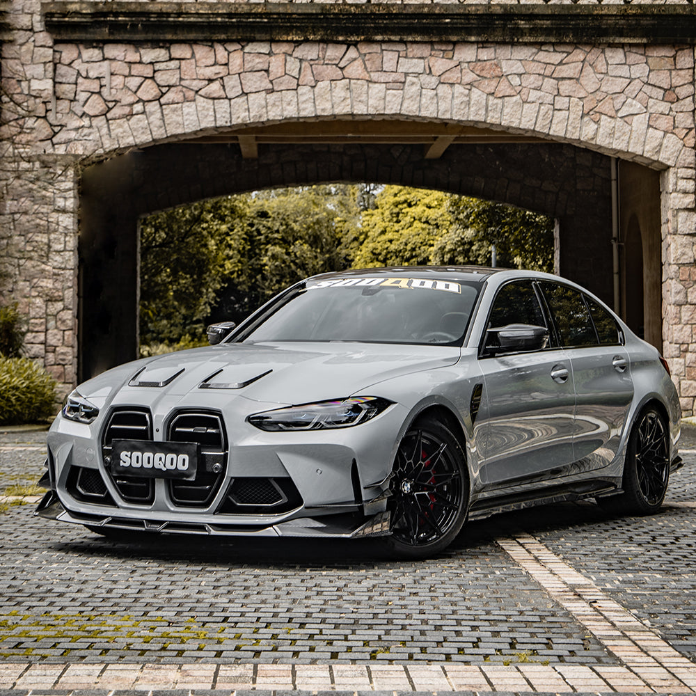 SOOQOO Carbon Side Skirts voor BMW M3 / M3 Touring G80, G81