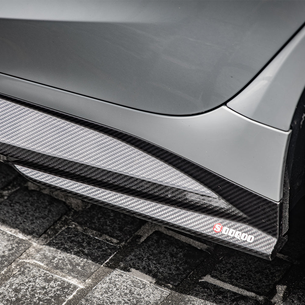 SOOQOO Carbon Side Skirts voor BMW M3 / M3 Touring G80, G81