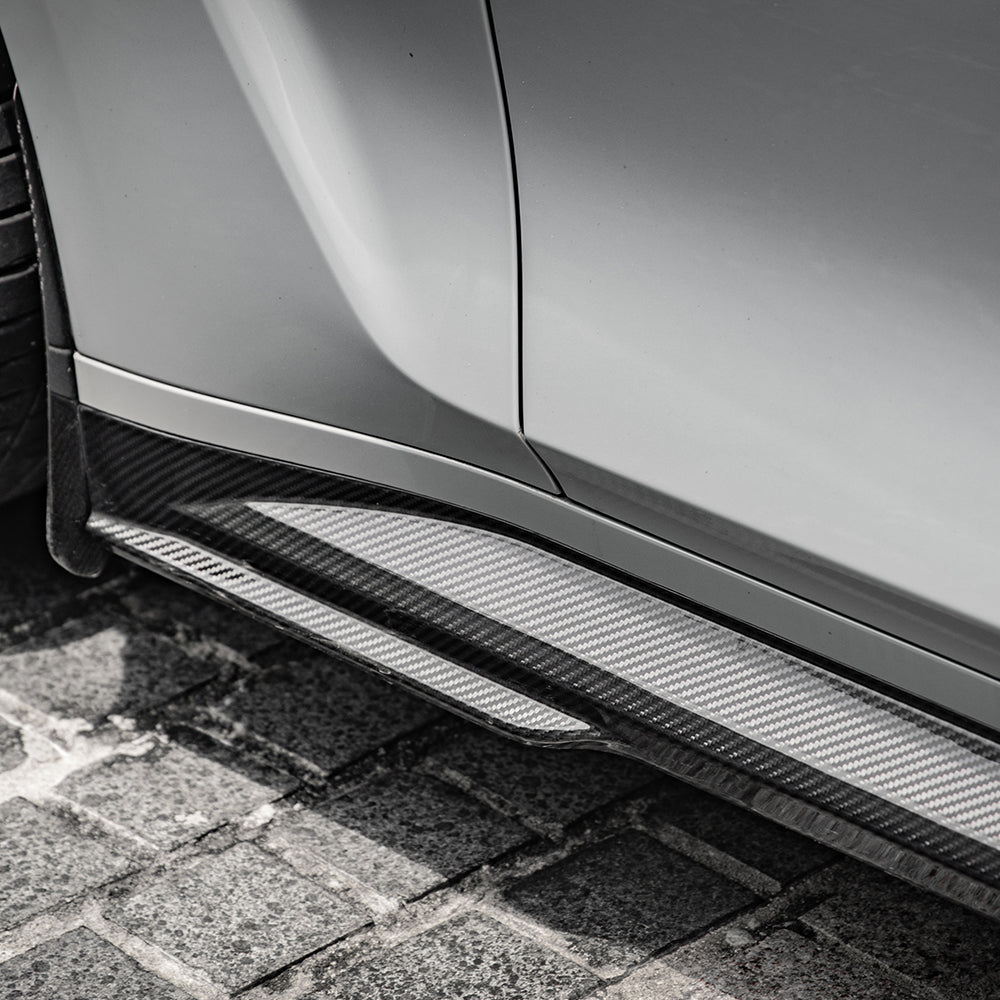 SOOQOO Carbon Side Skirts voor BMW M3 / M3 Touring G80, G81