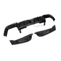 SOOQOO Carbon Diffuser voor BMW X4 G02 (LCI, met remlicht)