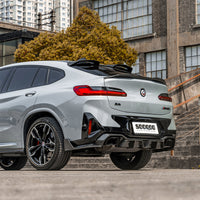 SOOQOO Carbon Diffuser voor BMW X4 G02 (LCI, met remlicht)