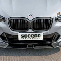 SOOQOO V2 Carbon Front Splitter voor BMW X3 / X4 G01, G02 (LCI)