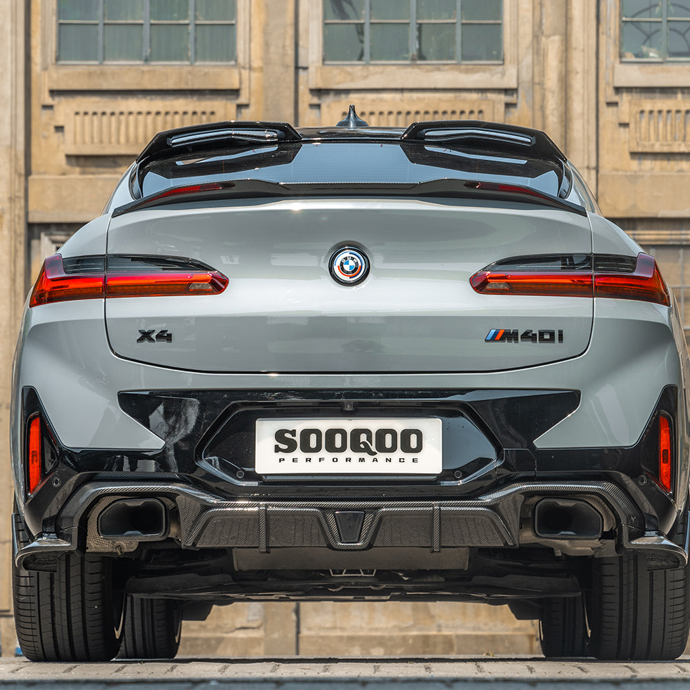 SOOQOO Carbon Spoiler voor BMW X4 M F98 (dakspoiler)