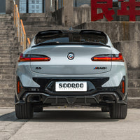 SOOQOO Carbon Spoiler voor BMW X4 M F98 (kofferbakspoiler)