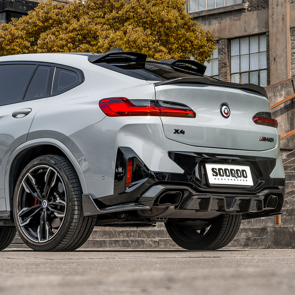 SOOQOO Carbon Spoiler voor BMW X4 M F98 (kofferbakspoiler)
