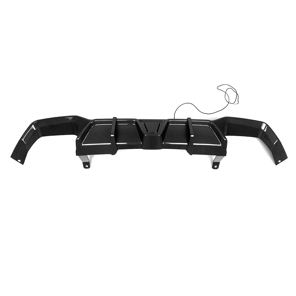 SOOQOO Carbon Diffuser voor BMW X4 M F98 (LCI, met remlicht)