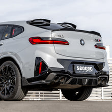 SOOQOO Carbon Diffuser voor BMW X4 M F98 (LCI, met remlicht)