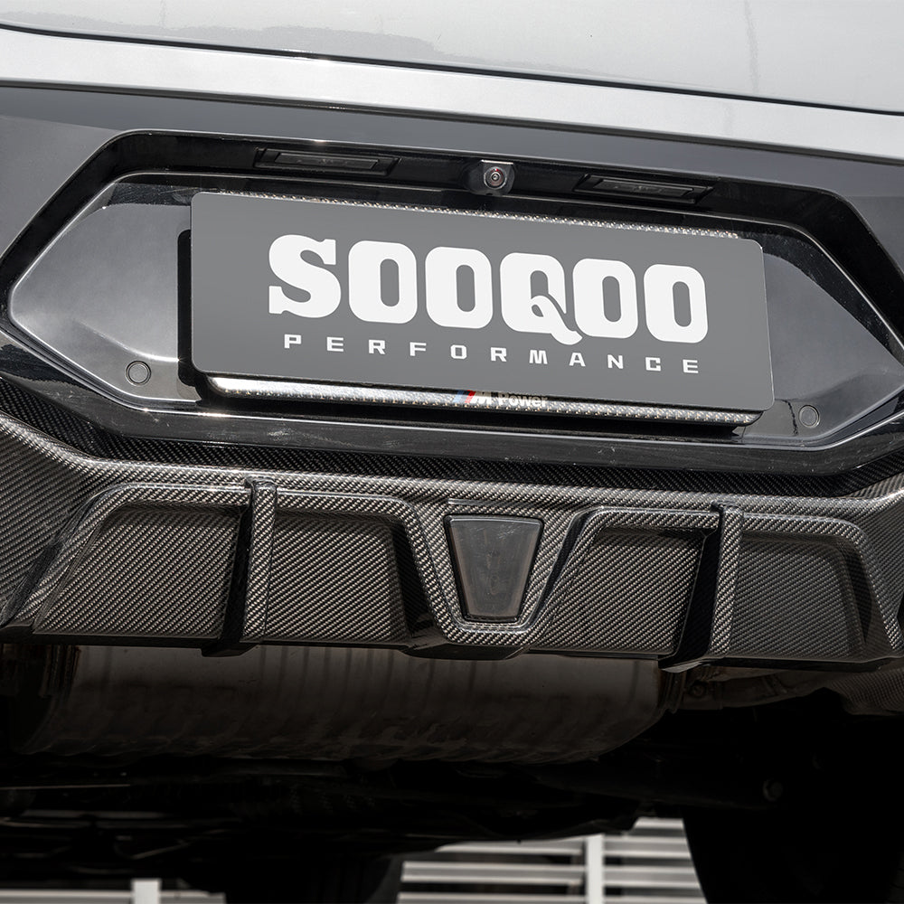 SOOQOO Carbon Diffuser voor BMW X4 M F98 (LCI, met remlicht)