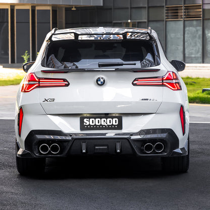 SOOQOO Carbon Vents voor BMW X3 G45 (achterbumper)