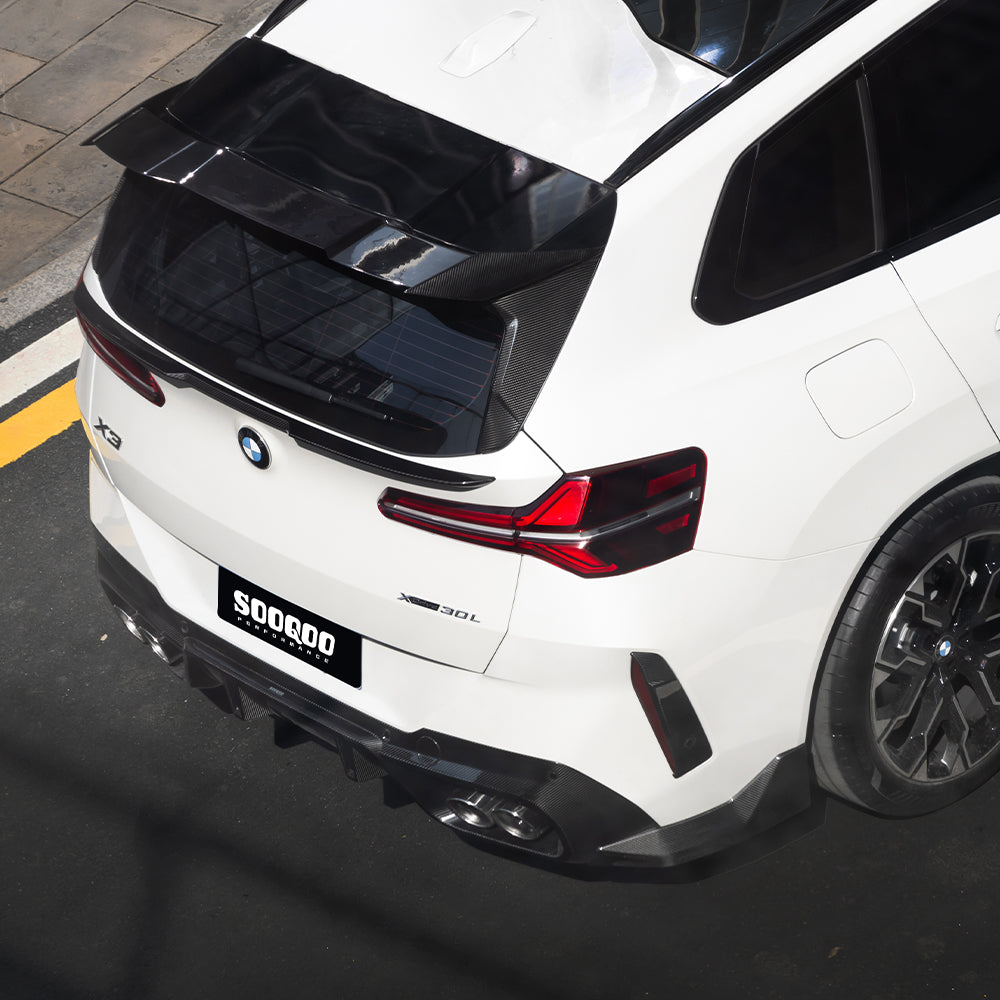 SOOQOO Carbon Vents voor BMW X3 G45 (achterbumper)