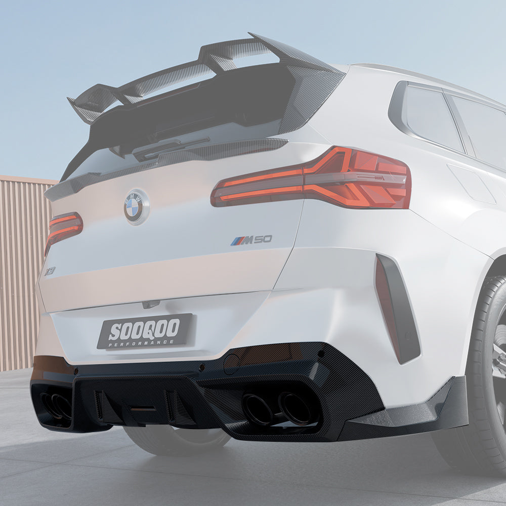 SOOQOO Carbon Diffuser voor BMW X3 G45