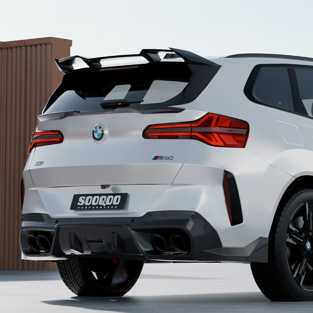 SOOQOO Carbon Trim voor BMW X3 G45 (zijruit)