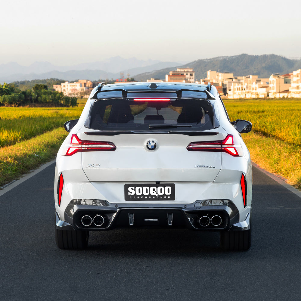 SOOQOO Carbon Spoiler voor BMW X3 G45 (kofferbakspoiler)