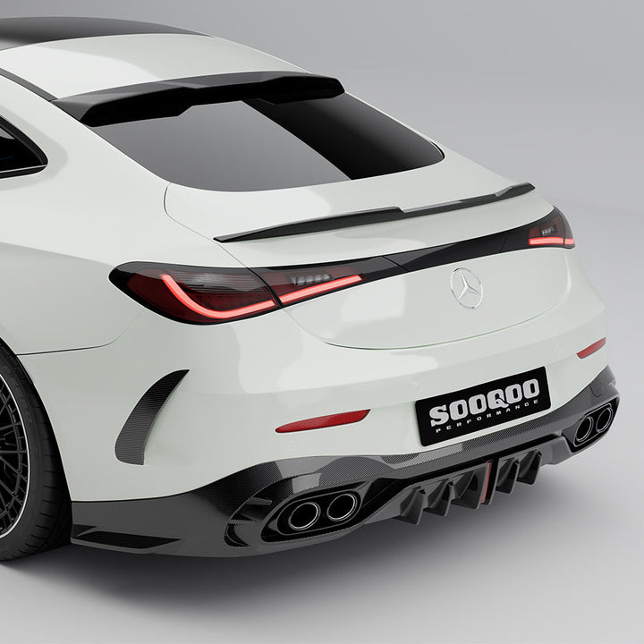 SOOQOO Carbon Diffuser voor Mercedes CLE 53 C236
