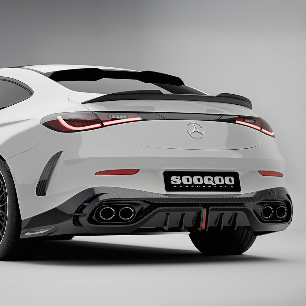 SOOQOO Carbon Diffuser voor Mercedes CLE 53 C236