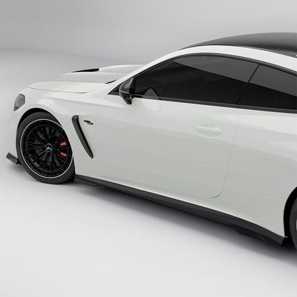 SOOQOO Carbon Side Skirts voor Mercedes CLE 53 C236