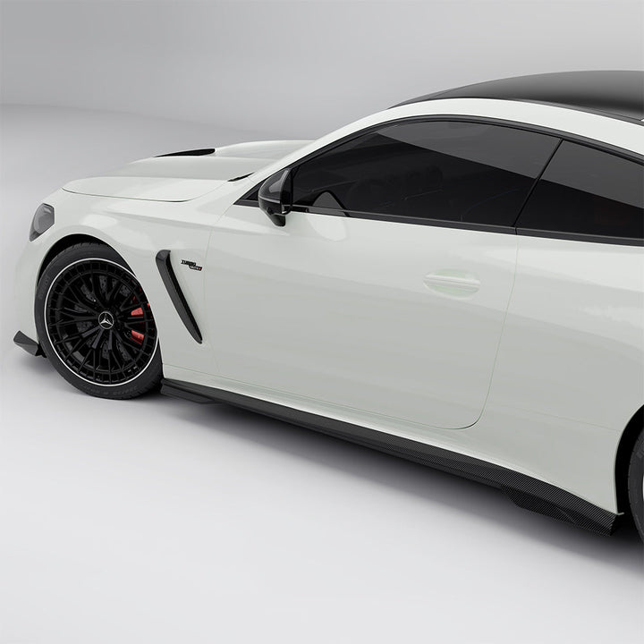 SOOQOO Carbon Side Skirts voor Mercedes CLE 53 C236