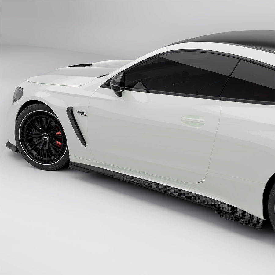 SOOQOO Carbon Side Skirts voor Mercedes CLE 53 C236