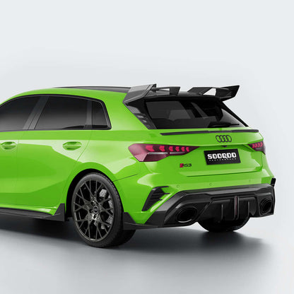SOOQOO Carbon Diffuser voor Audi RS3 8Y (LCI)