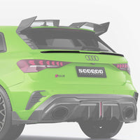 SOOQOO Carbon Spoiler voor Audi RS3 8Y (kofferbakspoiler)