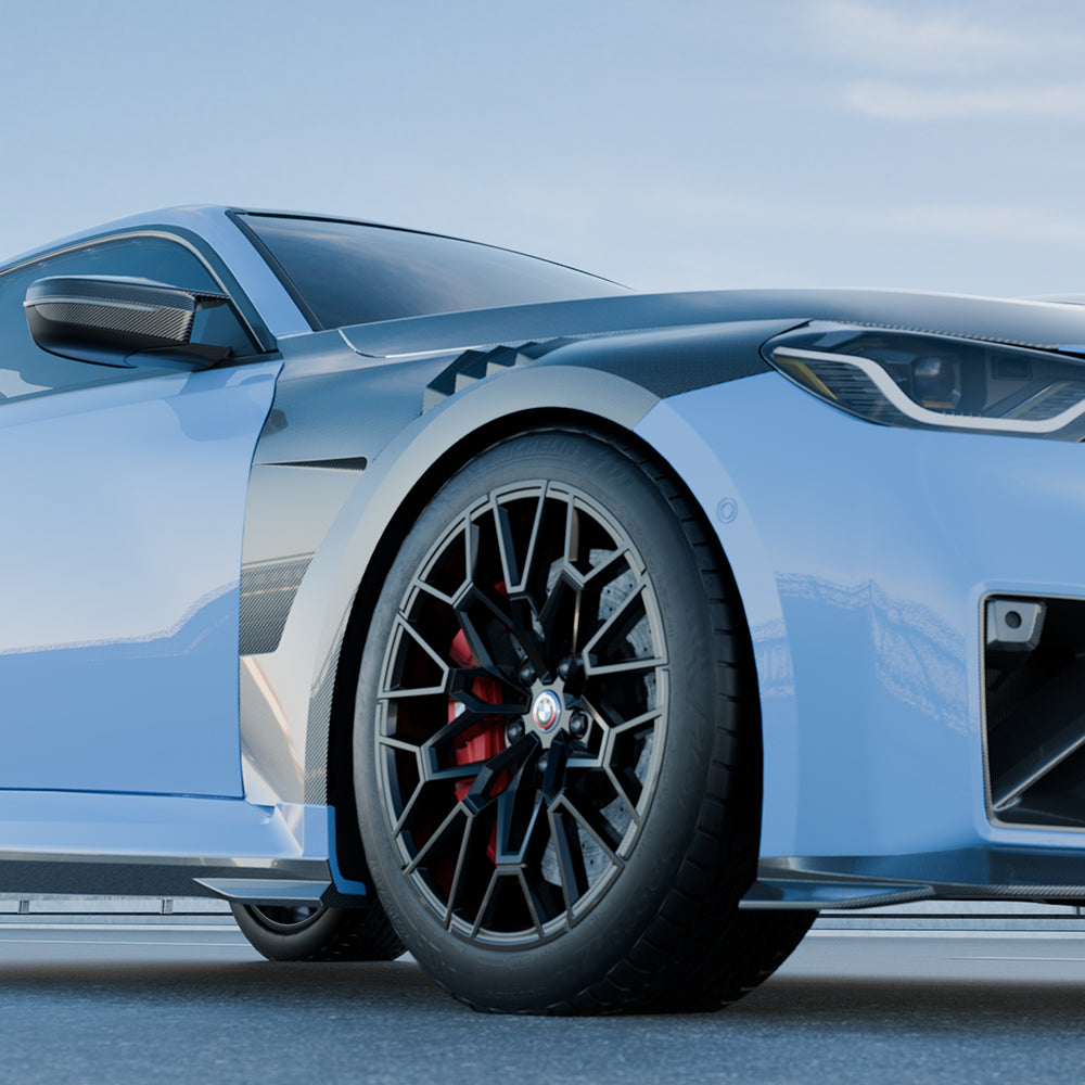 SOOQOO Carbon Spatborden voor BMW M2 G87
