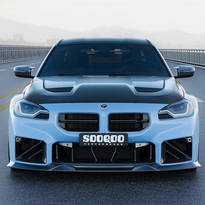 SOOQOO Carbon Motorkap voor BMW 2 Serie / M2 G42, G87 (met ventilatie)