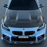 SOOQOO Carbon Motorkap voor BMW 2 Serie / M2 G42, G87 (met ventilatie)