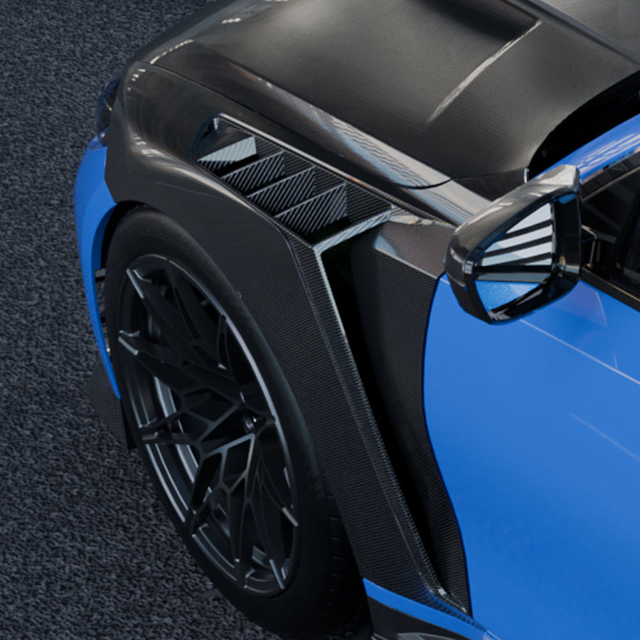 SOOQOO Carbon Spatborden voor BMW M3 / M3 Touring G80, G81