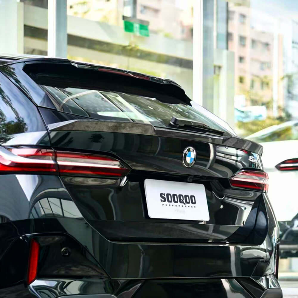 SOOQOO Carbon Spoiler voor BMW 5 Serie Touring / M5 Touring G61, G99 (kofferbakspoiler)