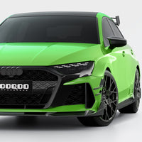 SOOQOO Carbon Canards voor Audi RS3 8Y (LCI)