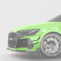 SOOQOO Carbon Canards voor Audi RS3 8Y (LCI)