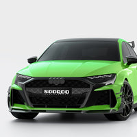 SOOQOO Carbon Front Splitter voor Audi RS3 8Y (LCI)