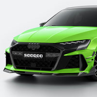 SOOQOO Carbon Front Splitter voor Audi RS3 8Y (LCI)