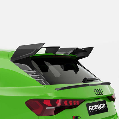 SOOQOO Carbon Spoiler voor Audi RS3 8Y (dakspoiler)