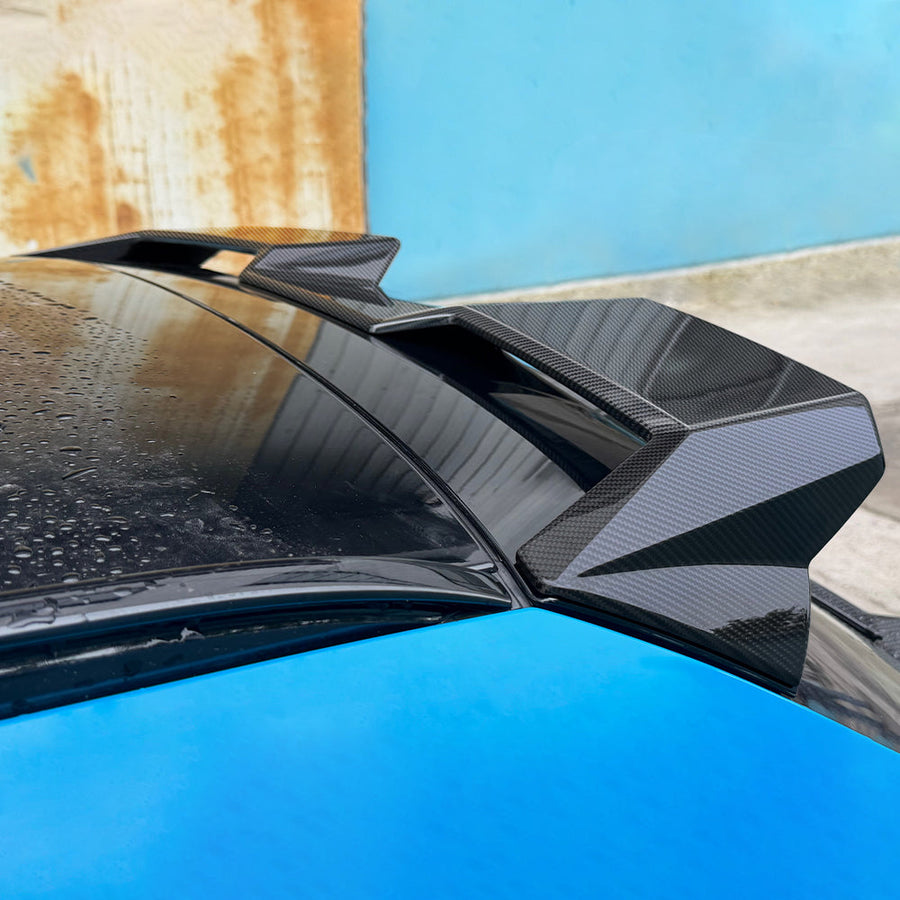 SOOQOO V2 Carbon Spoiler voor BMW 3 Serie Touring / M3 Touring G21, G81 (dakspoiler)