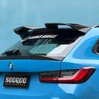 SOOQOO V2 Carbon Spoiler voor BMW 3 Serie Touring / M3 Touring G21, G81 (dakspoiler)