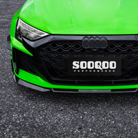 SOOQOO Carbon Front Splitter voor Audi RS3 8Y (LCI)
