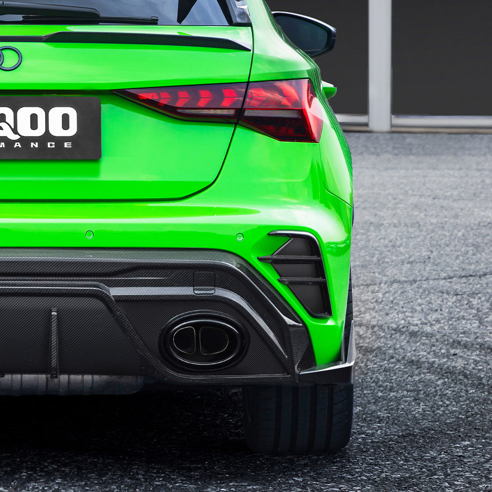 SOOQOO Carbon Vents voor Audi RS3 8Y (LCI, achterbumper)