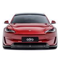 Adro Carbon Front Splitter voor Tesla Model 3 Highland Performance
