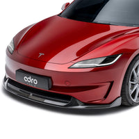 Adro Carbon Front Splitter voor Tesla Model 3 Highland Performance
