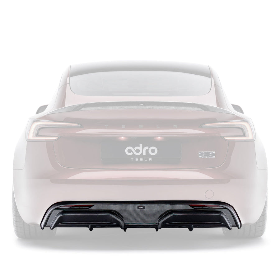 Adro Carbon Diffuser voor Tesla Model 3 Highland Performance
