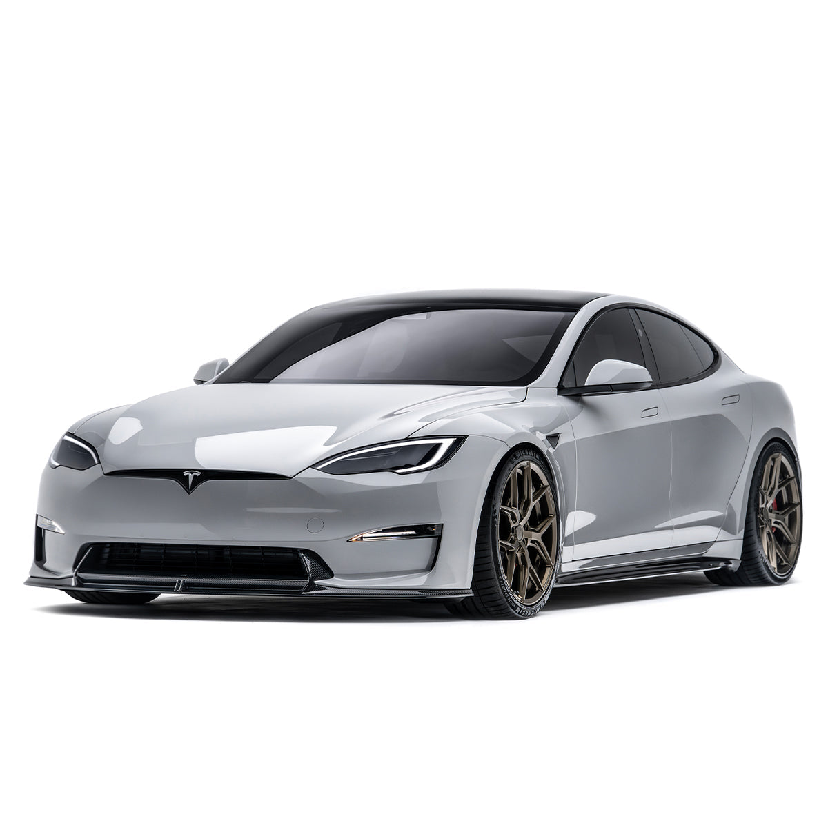 Adro Prepreg Carbon Side Skirts voor Tesla Model S
