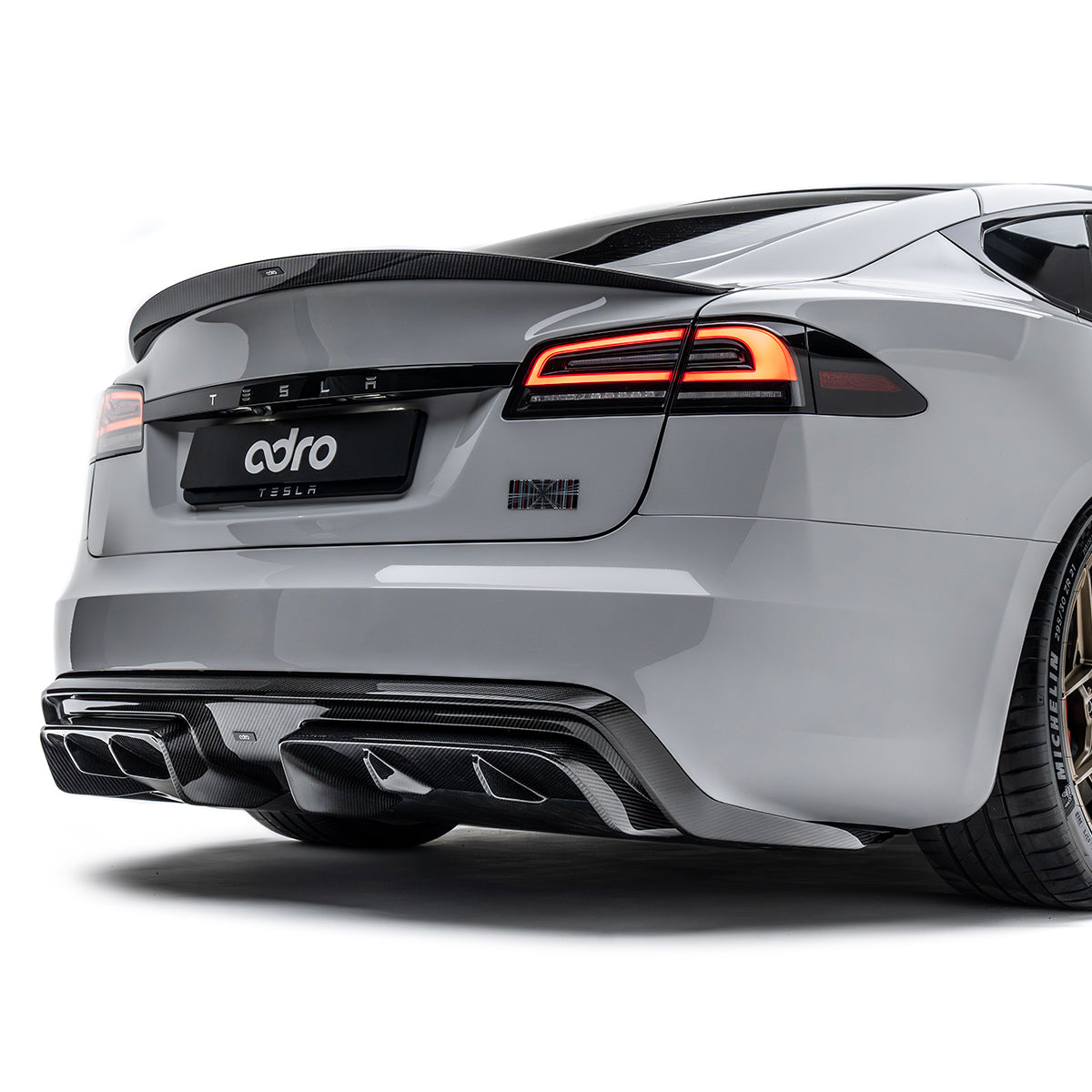 Adro Prepreg Carbon Spoiler voor Tesla Model S