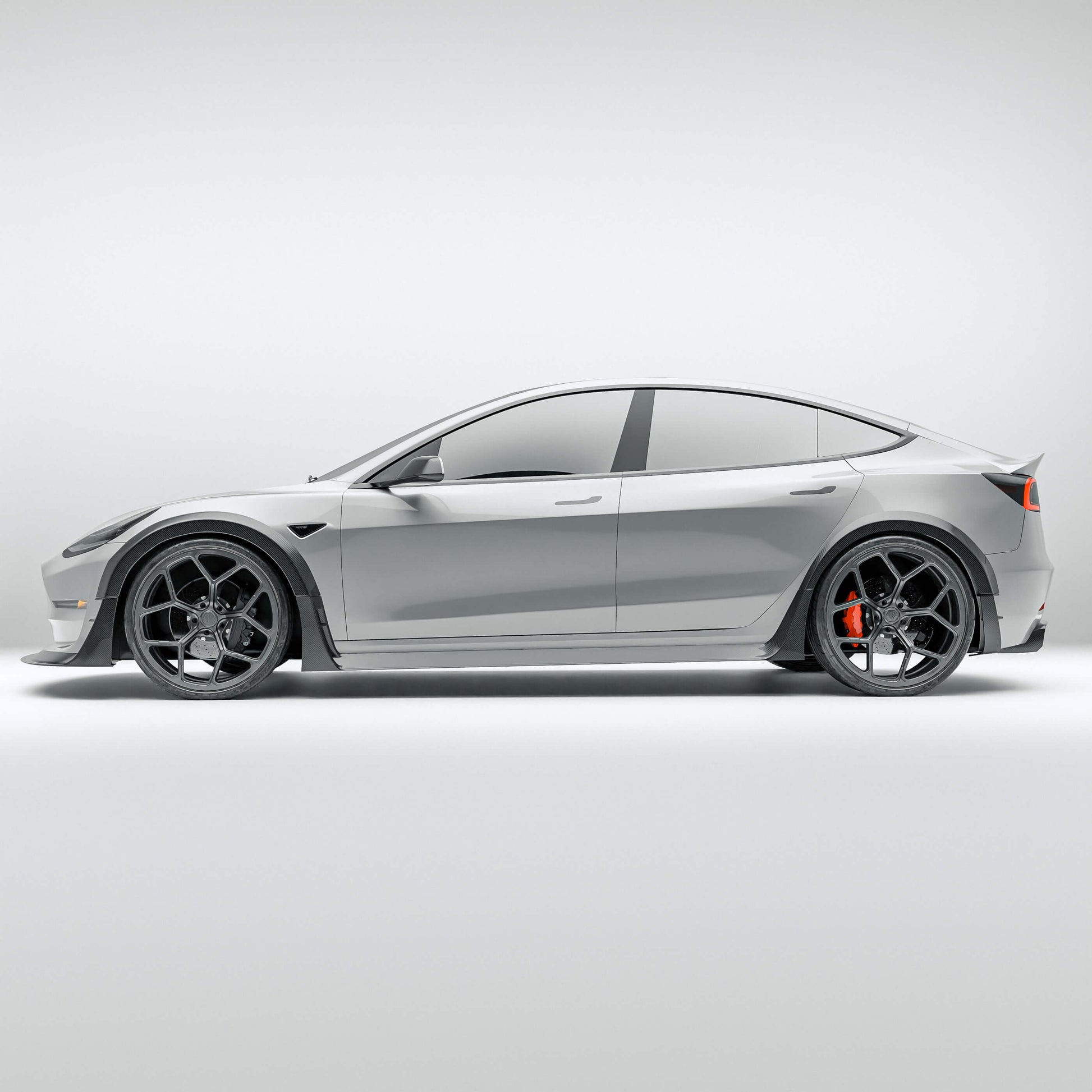 RevoZport Carbon Wielkast Trims voor Tesla Model 3
