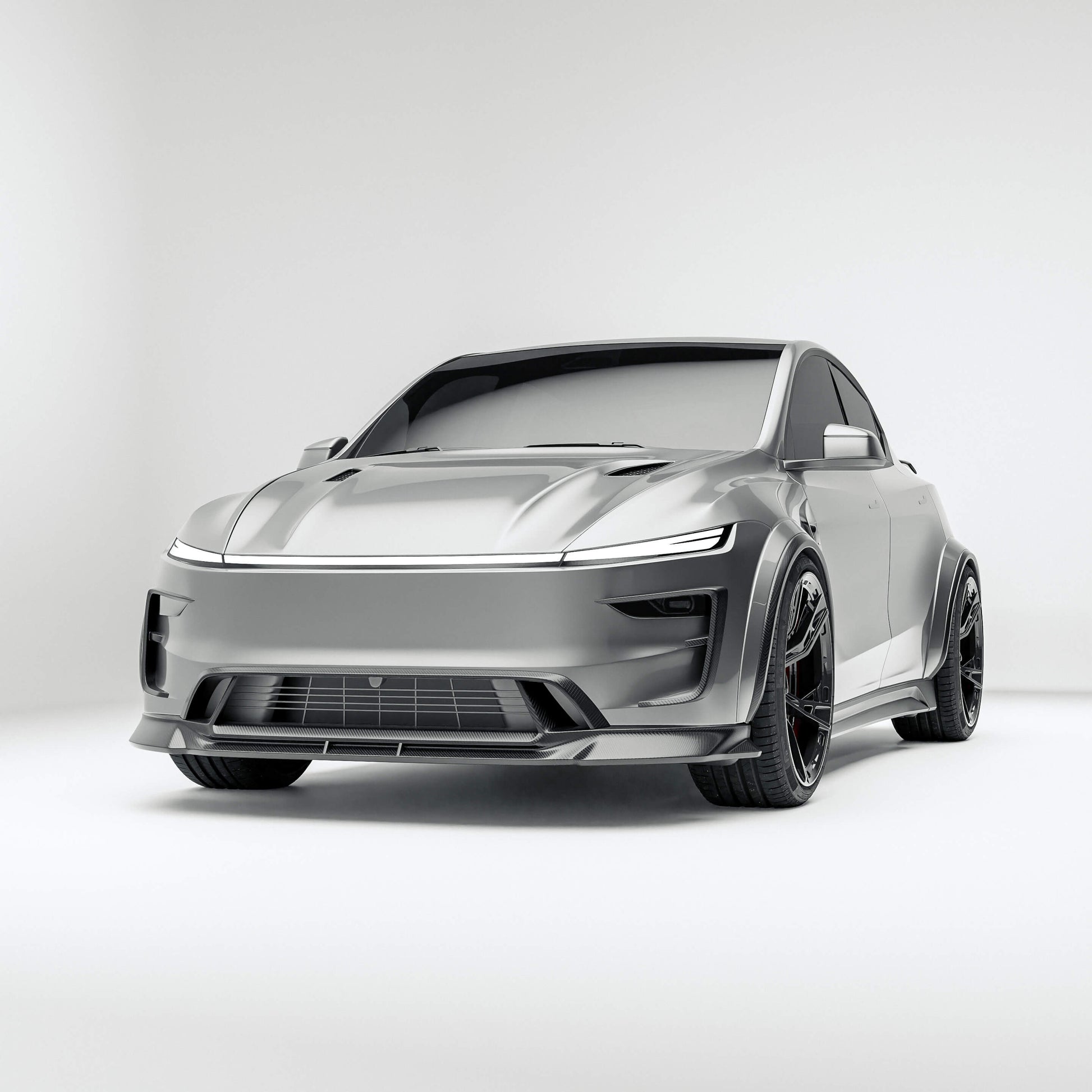 RevoZport Carbon Front Splitter voor Tesla Model Y Juniper
